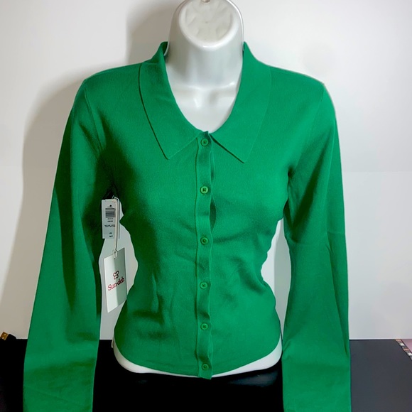 Aritzia Sweaters - Button-up polo sweater by Aritzia